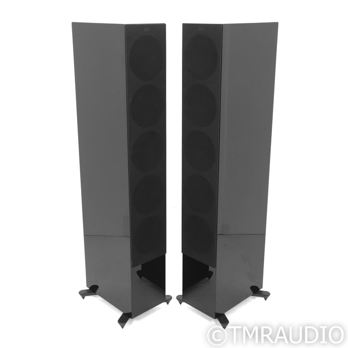 KEF R11 Floorstanding Speakers; Gloss Black Pair