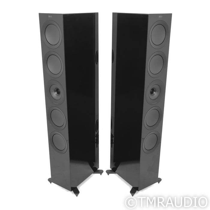 KEF R11 Floorstanding Speakers; Gloss Black Pair