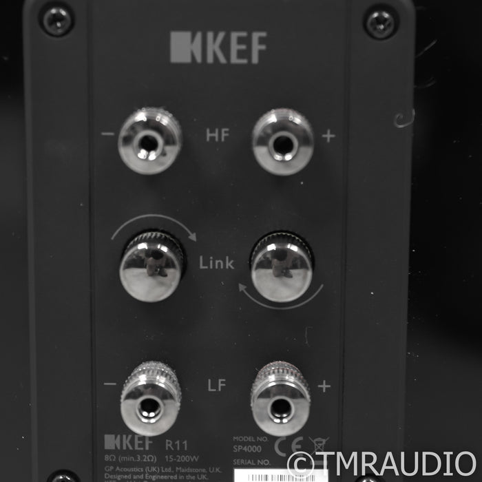 KEF R11 Floorstanding Speakers; Gloss Black Pair