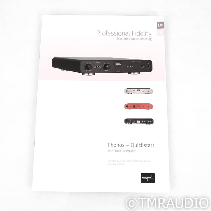 SPL Phonos MM / MC Phono Preamplifier; Silver