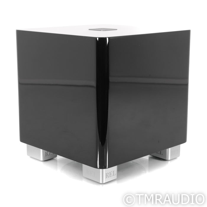 REL T/5x 8" Powered Subwoofer; Piano Black; T5x
