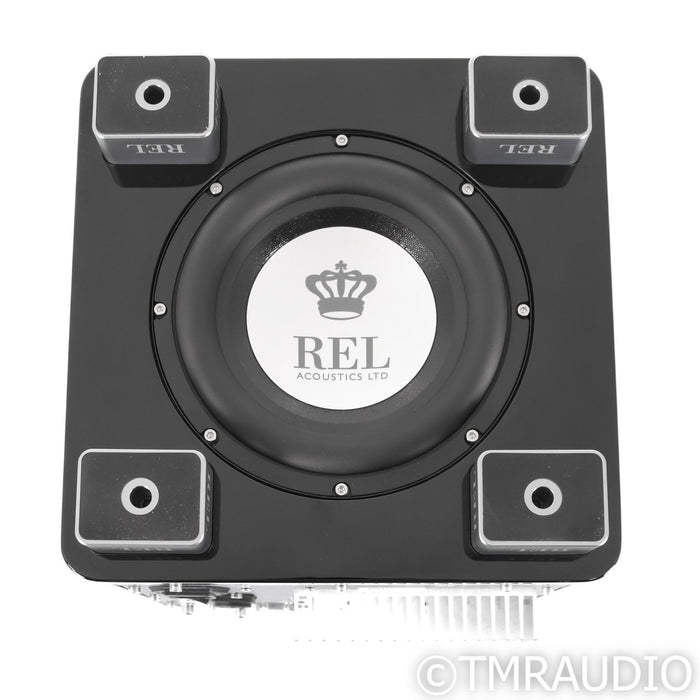 REL T/5x 8" Powered Subwoofer; Piano Black; T5x