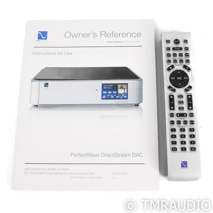 PS Audio PerfectWave DirectStream DAC w/ Bridge II; Roon Ready; Black