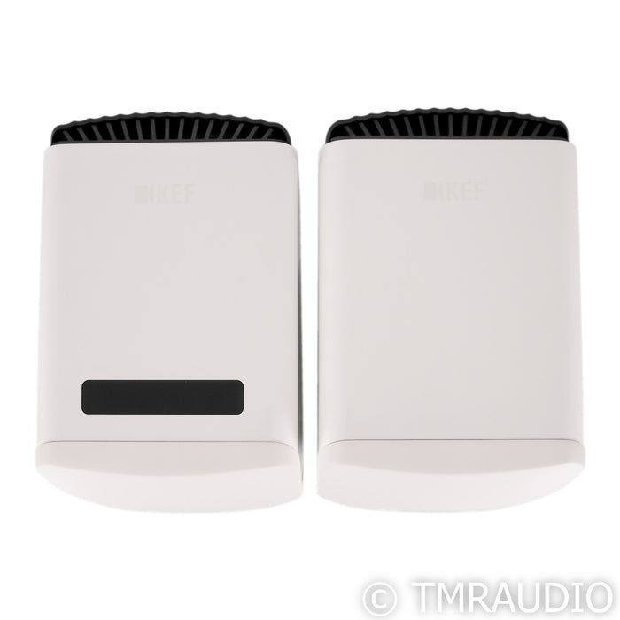 KEF LS50 Wireless Powered Bookshelf Speakers; White Gloss Pair