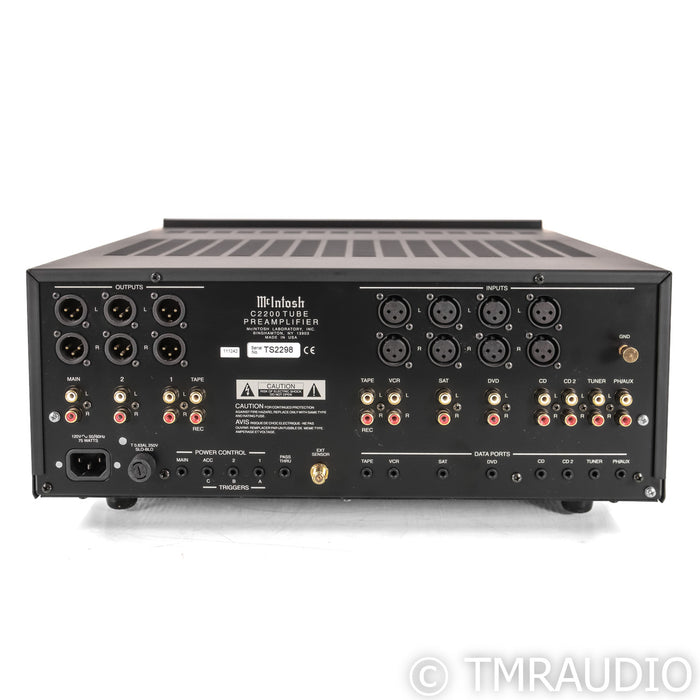 McIntosh C2200 Stereo Tube Preamplifier; MM Phono