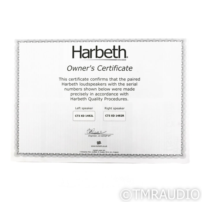 Harbeth HL Compact 7ES-3 XD Bookshelf Speaker; Tamo Ash Pair