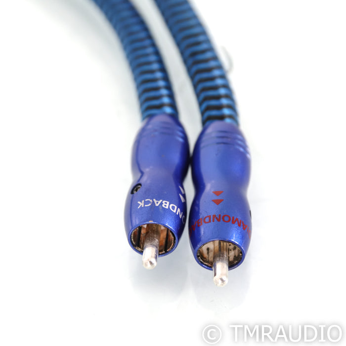 AudioQuest Diamondback RCA Cables; 2m Pair Interconnects