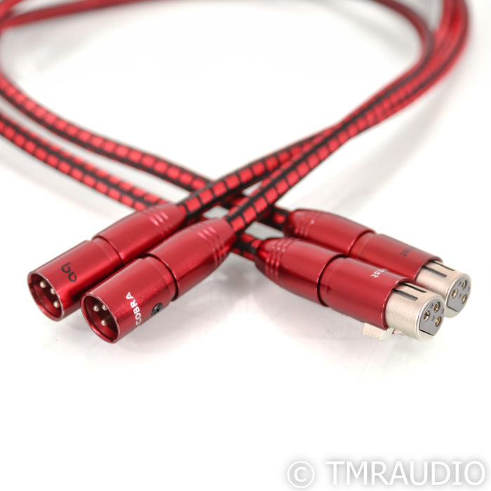 AudioQuest King Cobra XLR Cables; 2m Pair Balanced Interconnects