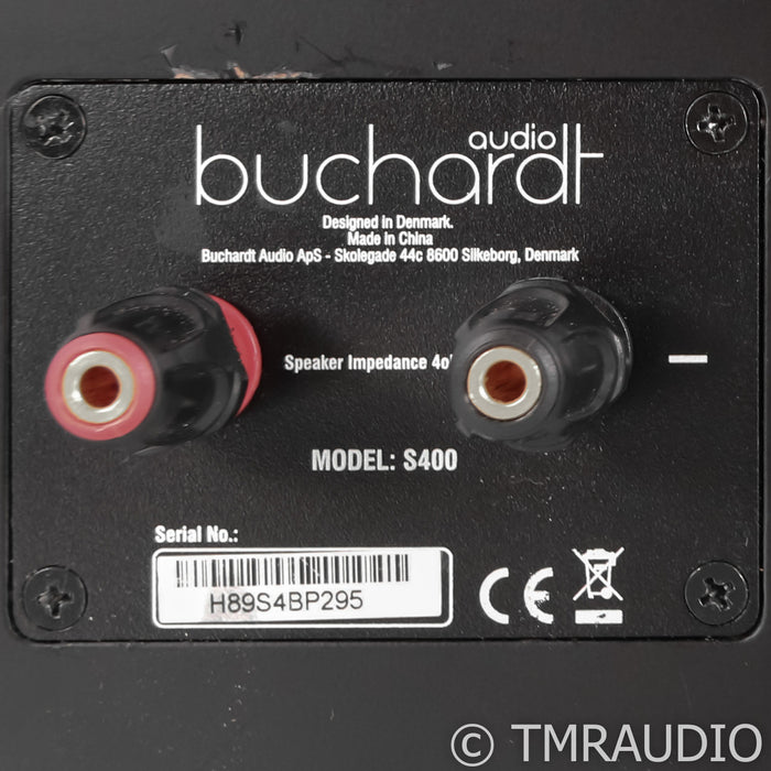 Buchardt S400 Bookshelf Speakers; S-400; Black Pair