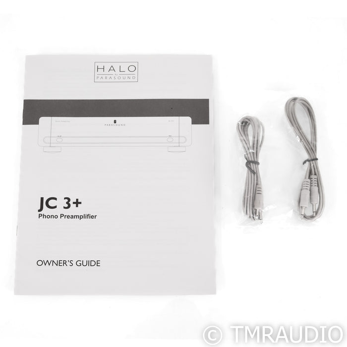 Parasound JC 3+ MM / MC Phono Preamplifier; Silver; JC3+