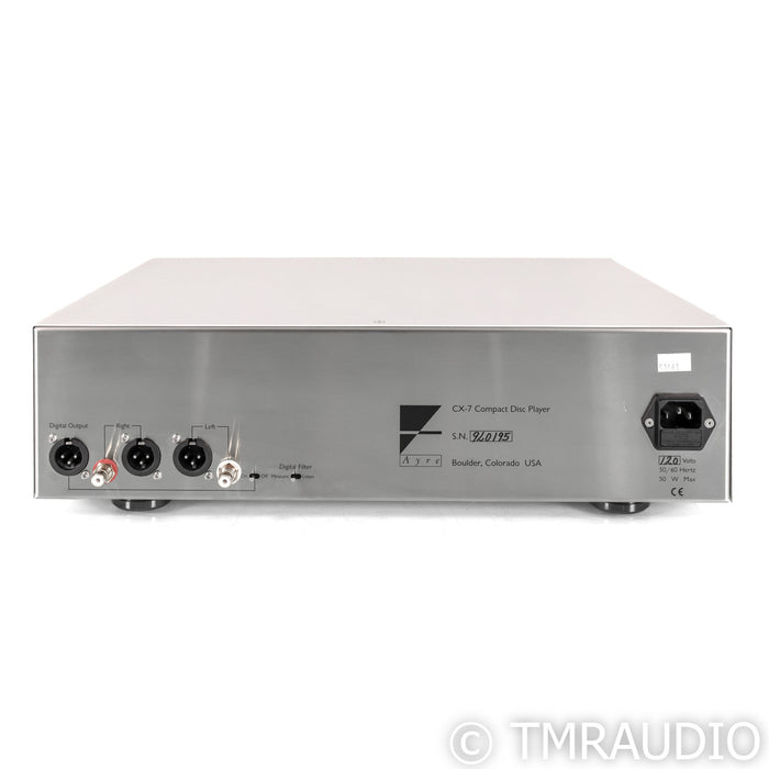 Ayre Acoustics CX7-e Compact Disk Player; CX-7e; Silver