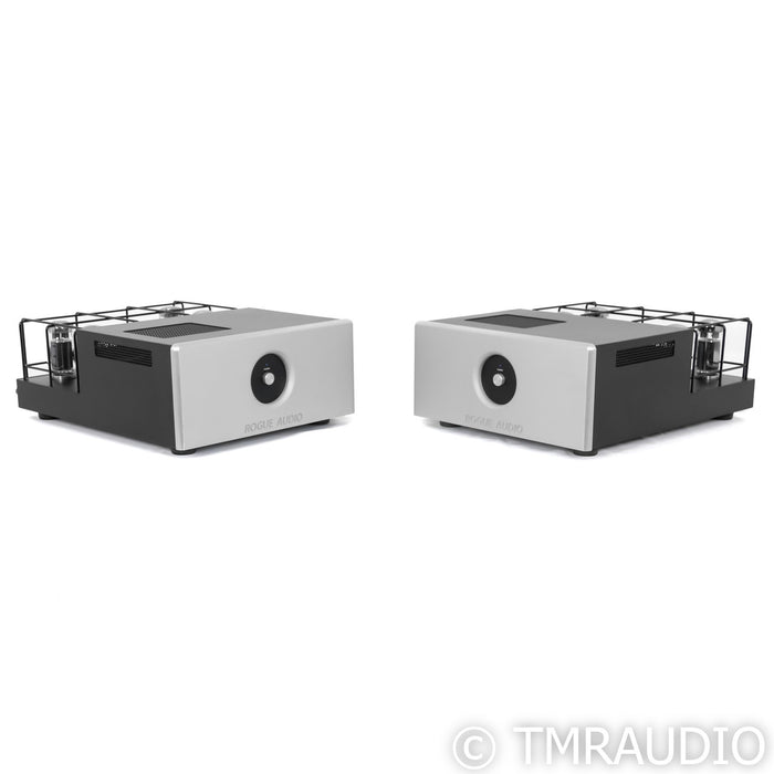 Rogue Audio M-180 Mono Tube Power Amplifiers; M180; Silver Pair