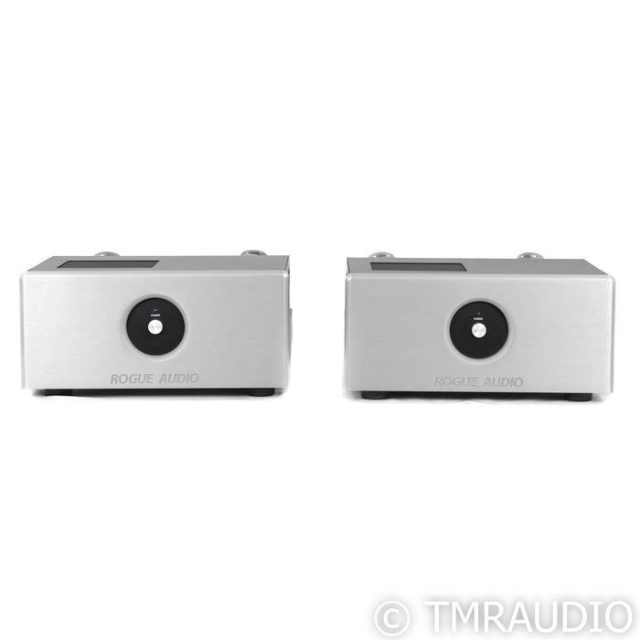 Rogue Audio M-180 Mono Tube Power Amplifiers; M180; Silver Pair