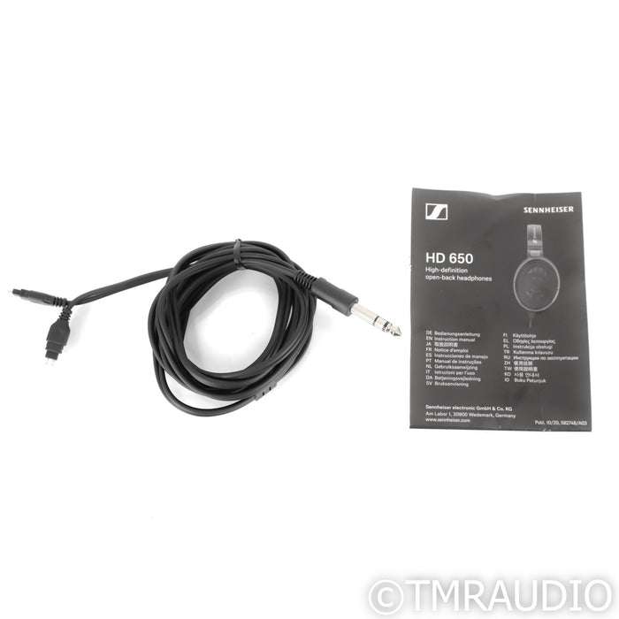 Sennheiser HD 650 Open Back Headphones; Black