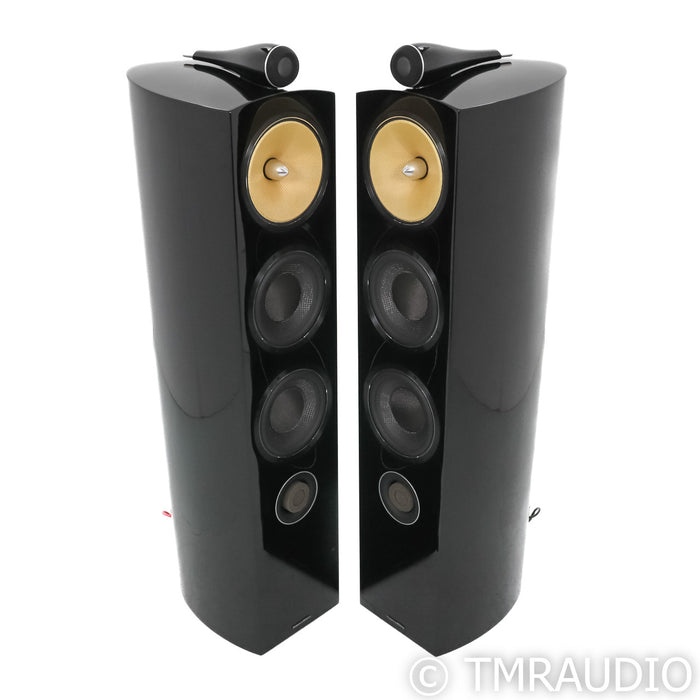 B&W 804 Diamond Floorstanding Speakers; Piano Black Pair