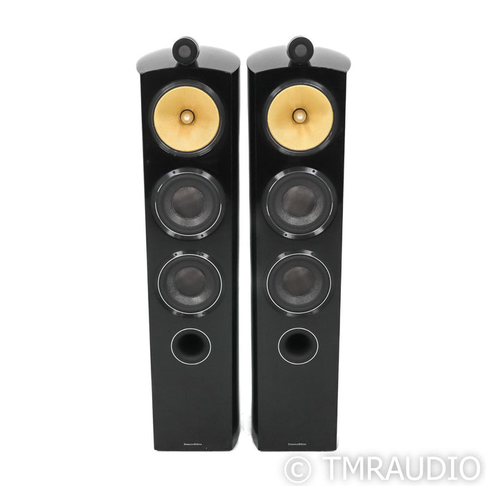 B&W 804 Diamond Floorstanding Speakers; Piano Black Pair