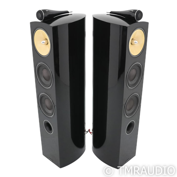 B&W 804 Diamond Floorstanding Speakers; Piano Black Pair