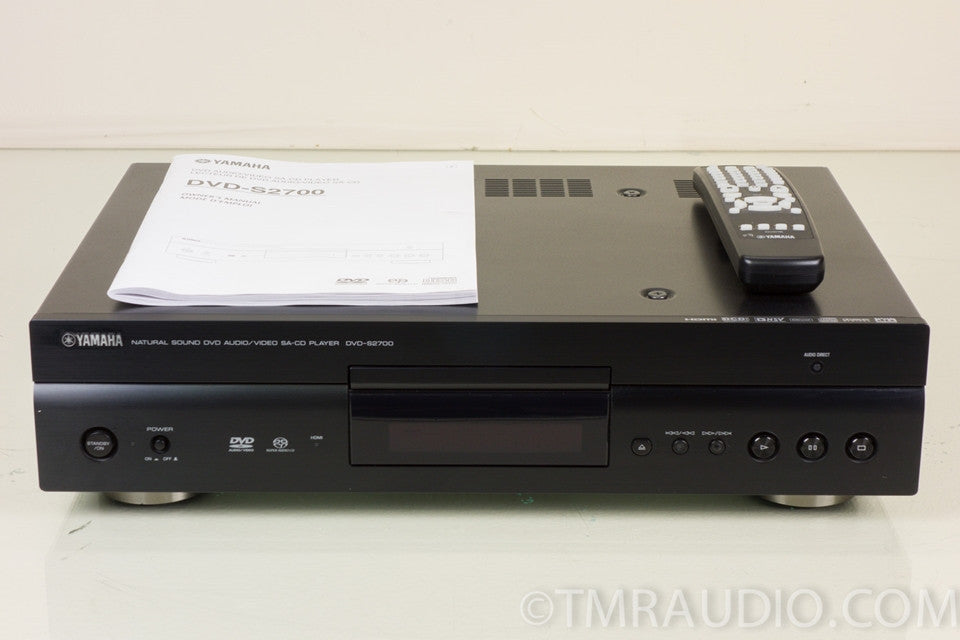 Yamaha DVD-S2700 DVD/CD/SACD/DVD-Audio player with 1080p video upconversion