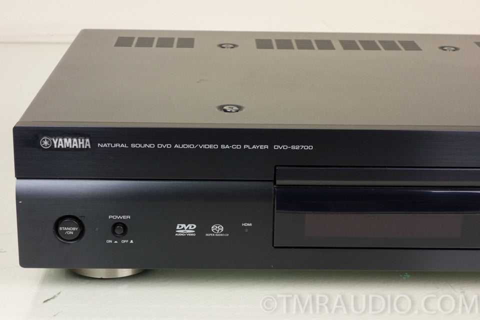 Yamaha DVD-S2700 DVD/CD/SACD/DVD-Audio player with 1080p video upconversion