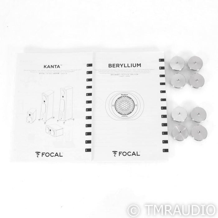 Focal Kanta N3 Floorstanding Speakers; Walnut & Ivory Pair (Open Box)