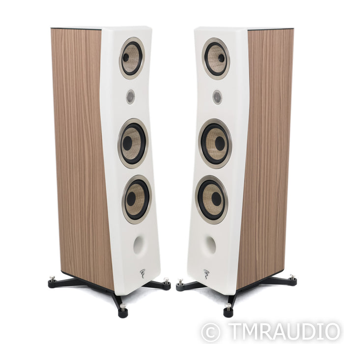 Focal Kanta N3 Floorstanding Speakers; Walnut & Ivory Pair (Open Box)