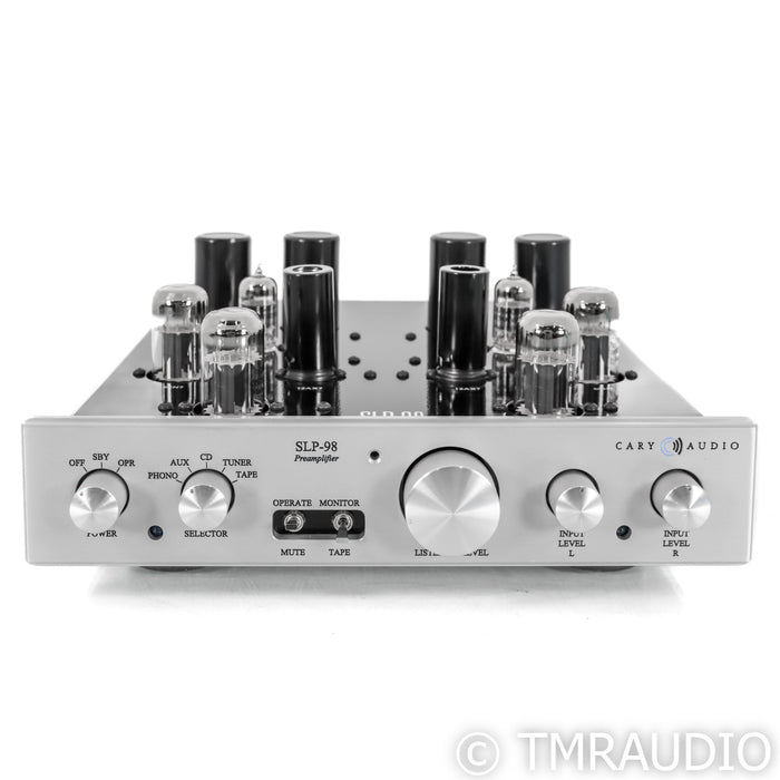 Cary Audio SLP-98P Stereo Tube Preamplifier; SLP98P; MM Phono; Silver