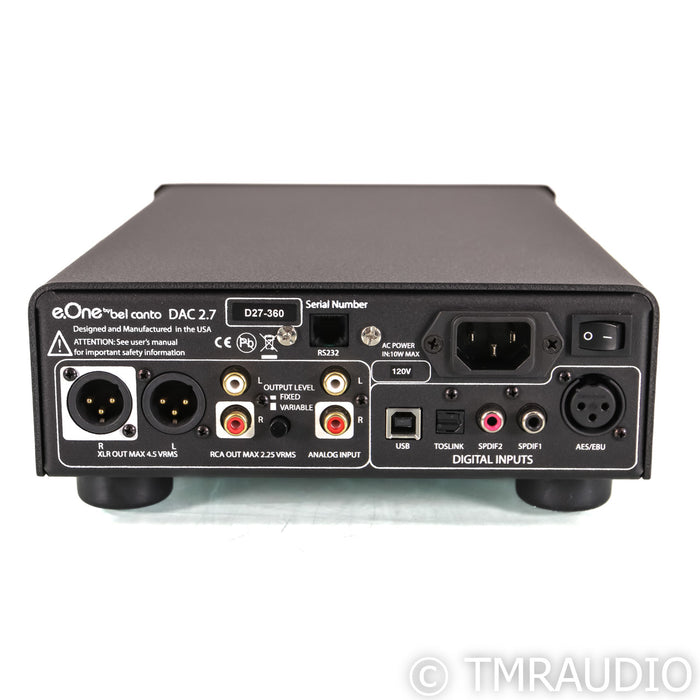 Bel Canto e.One DAC 2.7 / Headphone Amplifier; Black