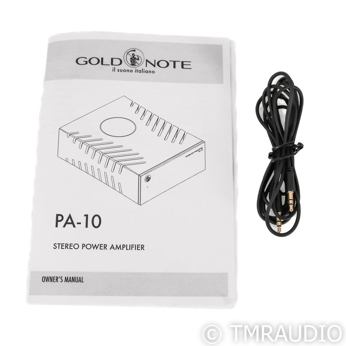 Gold Note PA-10 Stereo Power Amplifier; Black