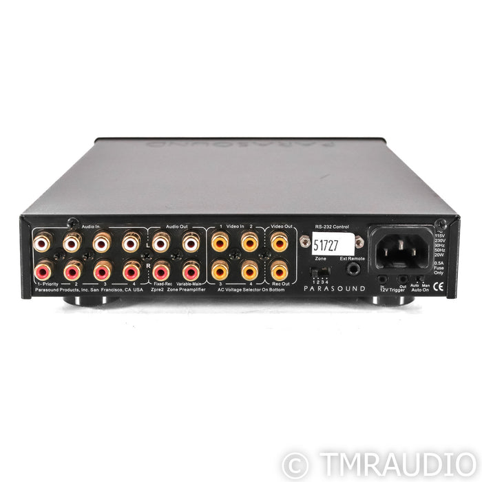 Parasound Zpre2 Zone Stereo Preamplifier