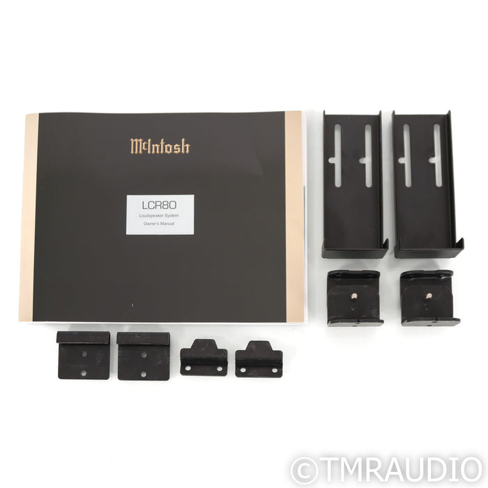 McIntosh LCR80 Center Channel Speaker; Gloss Black; Wall Mount Capable