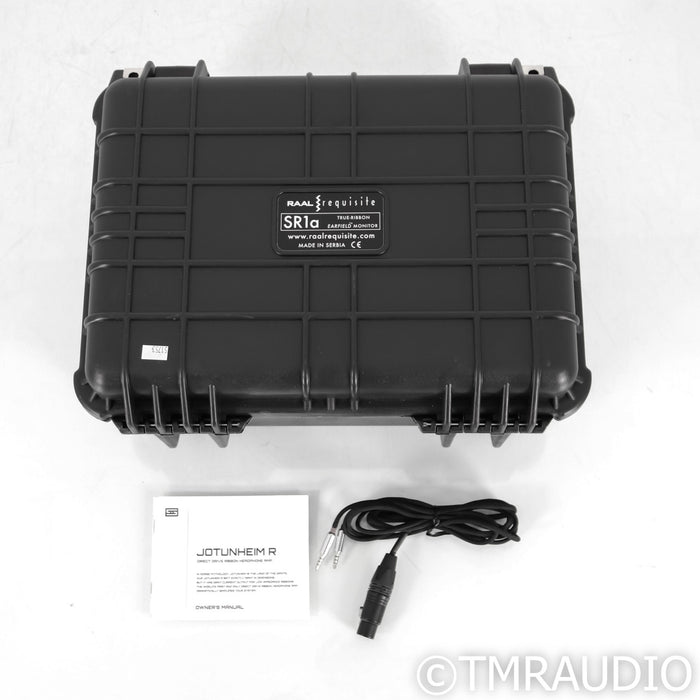 RAAL Requisite SR1a Earfield Monitors; w/ Schiit Audio Jotunheim R Headphone Amplifier