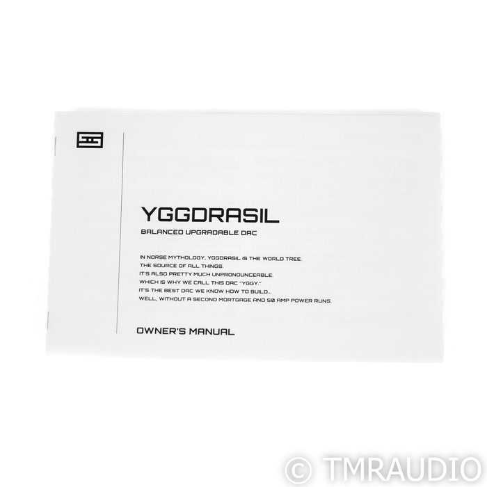 Schitt Audio Yggdrasil DAC; D/A Converter; Silver
