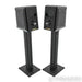 Sonus Faber Concertino Bookshelf Speakers; Black Gloss Pair w/ Stands