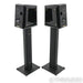 Sonus Faber Concertino Bookshelf Speakers; Black Gloss Pair w/ Stands