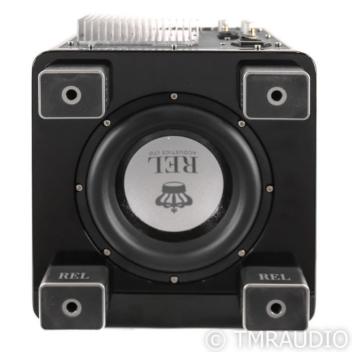 REL T/5x 8" Powered Subwoofer; Piano Black