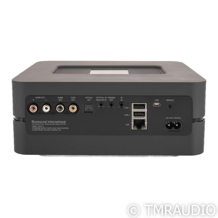 Bluesound Vault2 Network Streamer / CD Ripper; Black; Roon Ready; 2TB