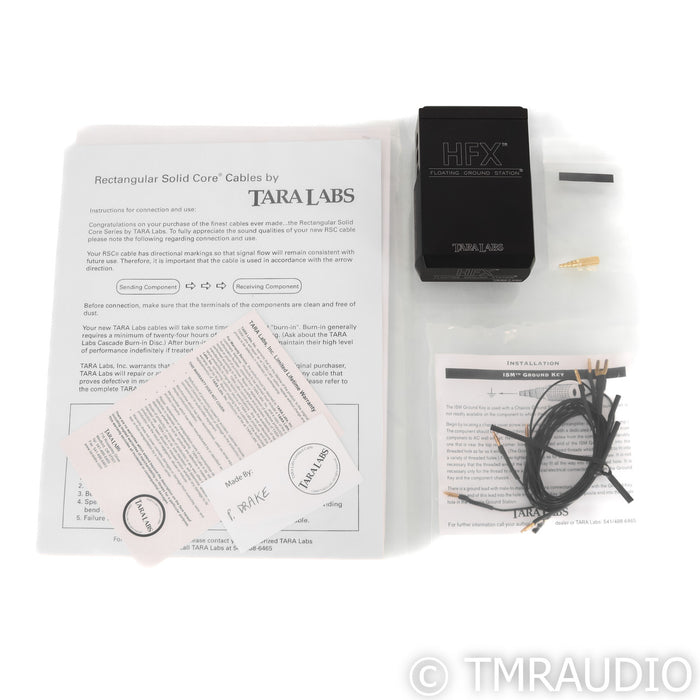 Tara Labs The 0.8 XL XLR Interconnects w/ HFX Ground Station; 10m Pair Balanced Interconnects