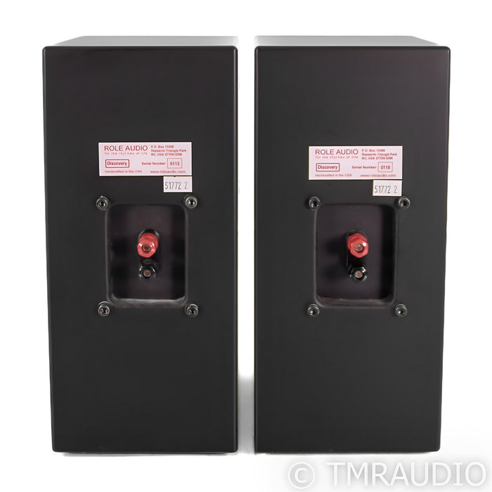 Role Audio Discovery Bookshelf Speakers; Black Pair