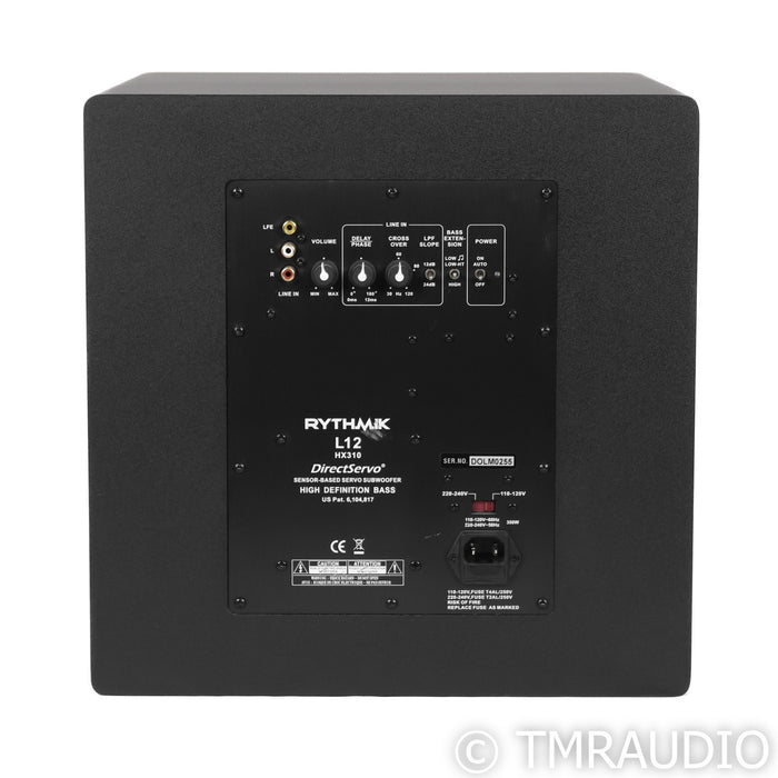 Rythmik L12 12" Powered Subwoofer; Matte Black; L-12