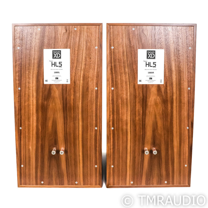 Harbeth Super HL5+ XD Bookshelf Speakers; Walnut Pair (Open Box)