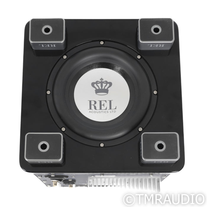 REL T/5x 8" Powered Subwoofer; Piano Black