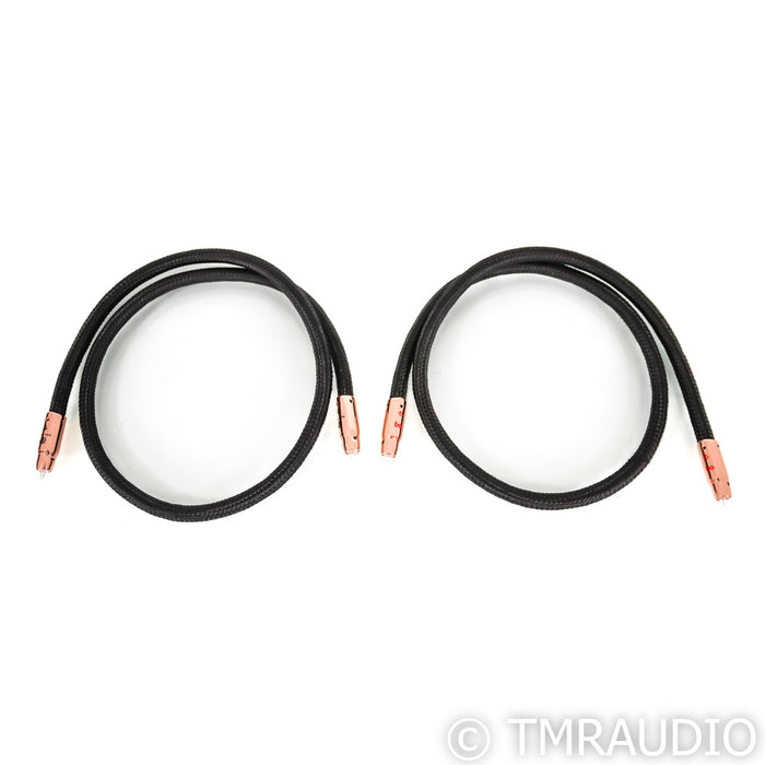 AudioQuest Black Beauty RCA Cables; 1m Pair Interconnects (Open Box)