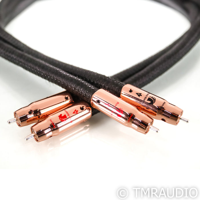 AudioQuest Black Beauty RCA Cables; 1m Pair Interconnects (Open Box)