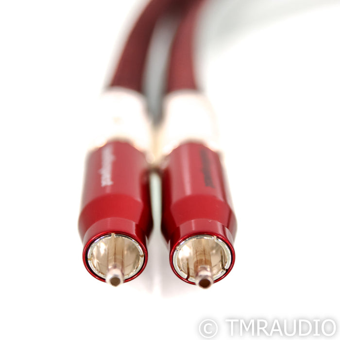 AudioQuest Fire RCA Cables; 1m Pair Interconnects; 72v DBS
