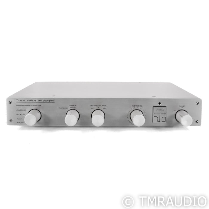 Threshold FET two Series II Stereo Preamplifier; MM / MC Phono