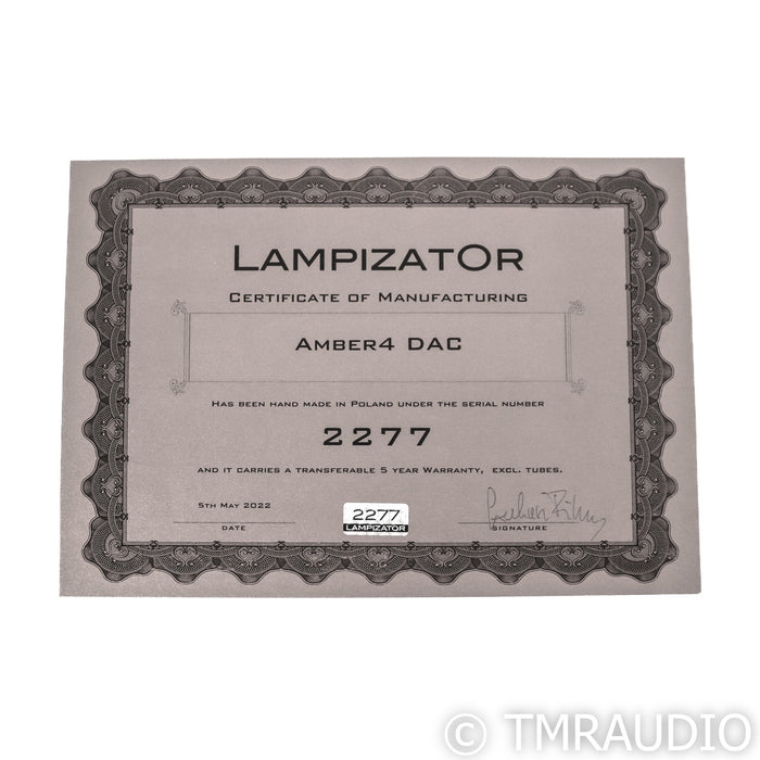 LampizatOr Amber-4 Tube DAC; D/A Converter; Black
