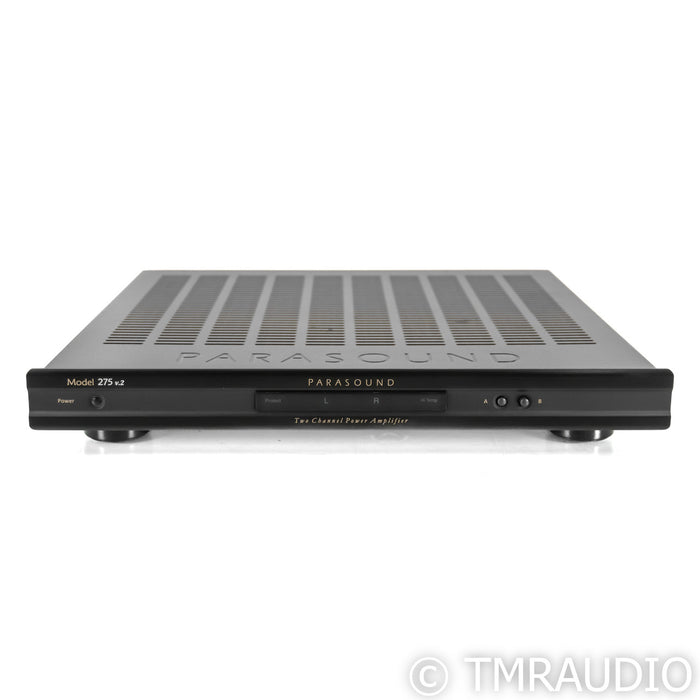 Parasound NewClassic 275 v.2 Stereo Power Amplifier; Black