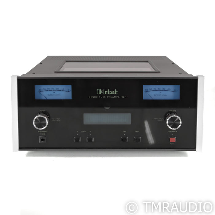 McIntosh C2600 Stereo Tube Preamplifier; MM / MC Phono; DAC; Black