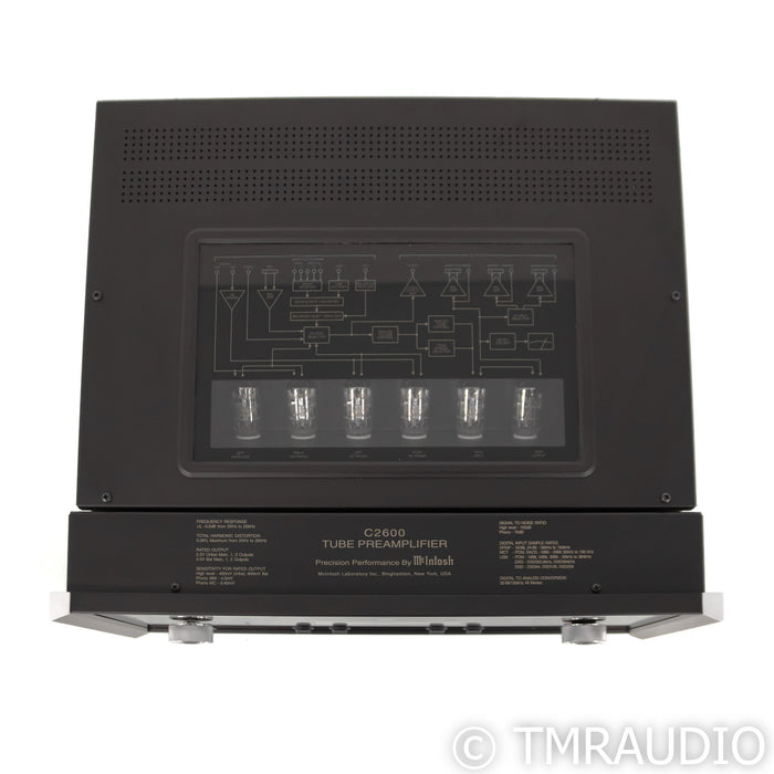 McIntosh C2600 Stereo Tube Preamplifier; MM / MC Phono; DAC; Black