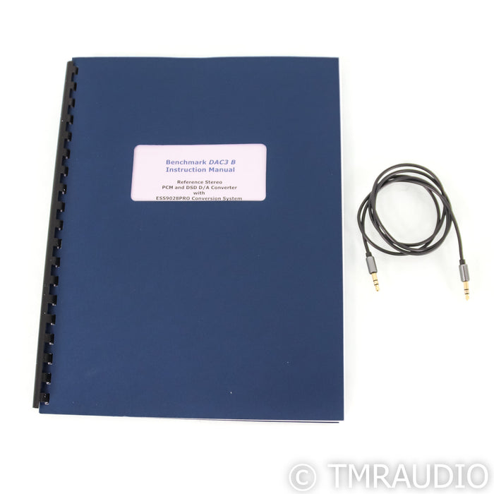 Benchmark DAC3 B DAC; D/A Converter; Black